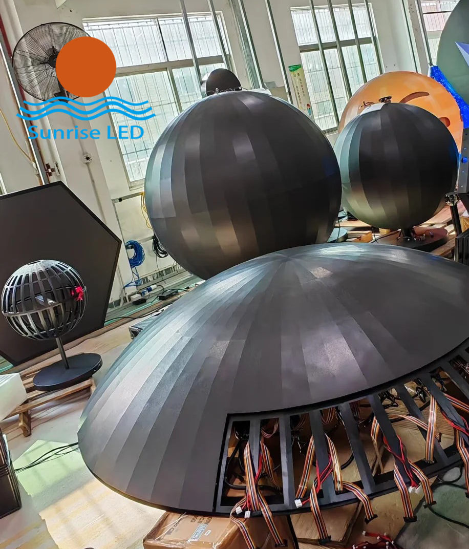 Creative display mainstream LED spherical screen to experience visual miracles