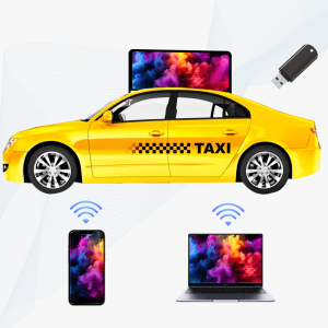 Double-Sided Taxi Top LED Digital Screen