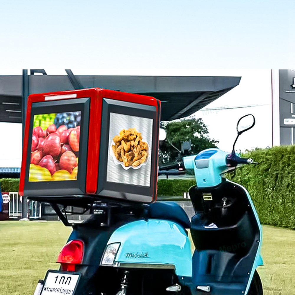 Food Delivery Boxwith LED Screen